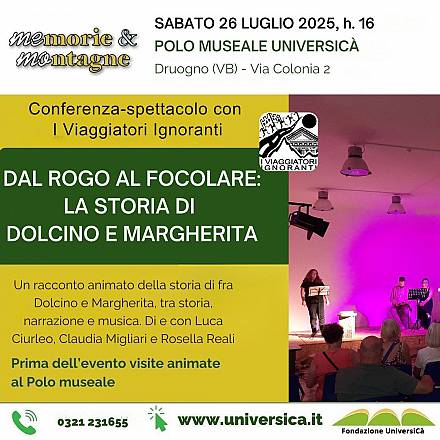 Dal rogo al focolare: la storia di dolcino e margherita